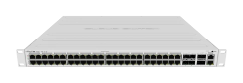 მართვადი PoE სვიჩი - CRS354, L3, 48P af/at, 4S+, 2QSFP+, MikroTik