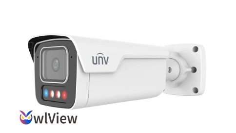 IP კამერა - 4მპ, 2.8მმ, Bullet, Mic, Speaker, SD, ANR, UMD, IK10, Wise-ISP, Uniview