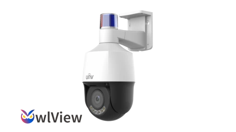 IP კამერა - 4მპ, Dome, PTZ, 5x, SD, Mic, IR40, Tri-Guard,  Wise-ISP, Uniview