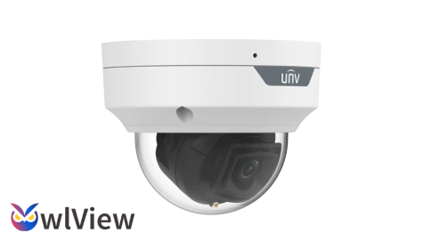 IP კამერა - 4მპ, 2.8მმ, Dome, UMD, Mic, IK10, Wise-ISP, Uniview