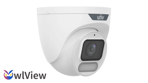 IP კამერა - 8მპ, 2.8მმ, Turret, UMD, Mic, SD, ColorHunter, Wise-ISP, Uniview